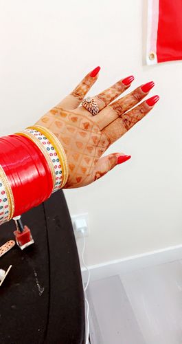 Customer photo review of Classic Chooda in Red (2 hands)