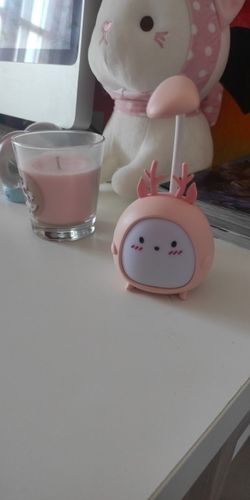 Customer photo review of Funny Bunny Table Lamp