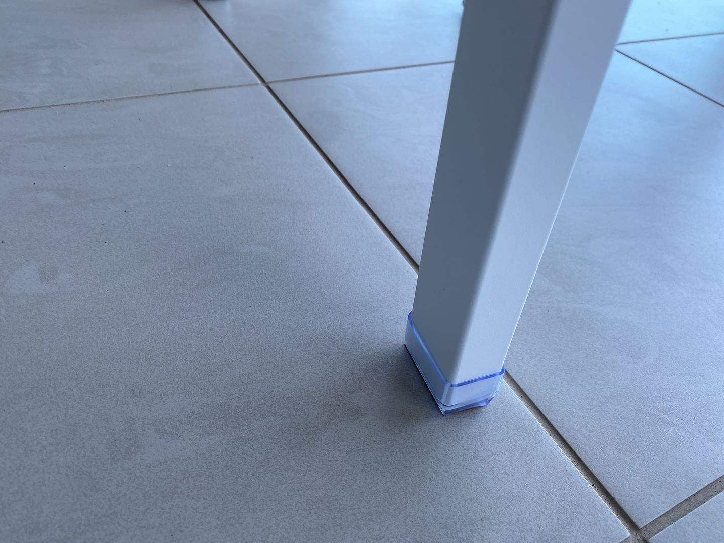 Customer photo review of Rectangle Silicone Felt Chair Leg Glides