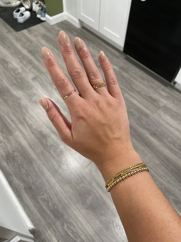 Customer photo review of chunky chain ring