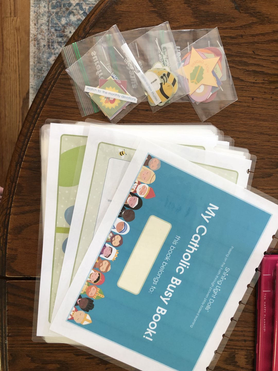 Customer photo review of Catholic Kids Busy Book - Digital Download