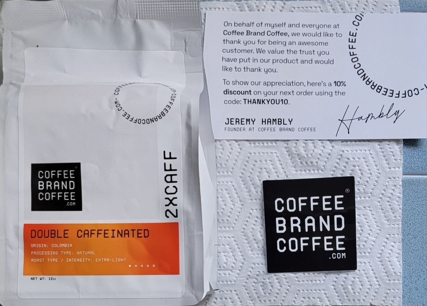 Customer photo review of 2x Caffeine