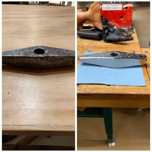Customer photo review of 2 X 72 Inch Non Woven Surface Conditioning Sanding Belts