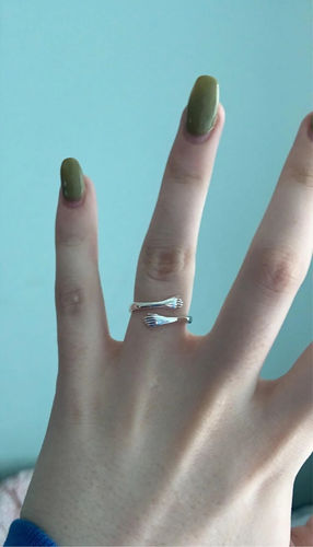 Customer photo review of Hug Ring