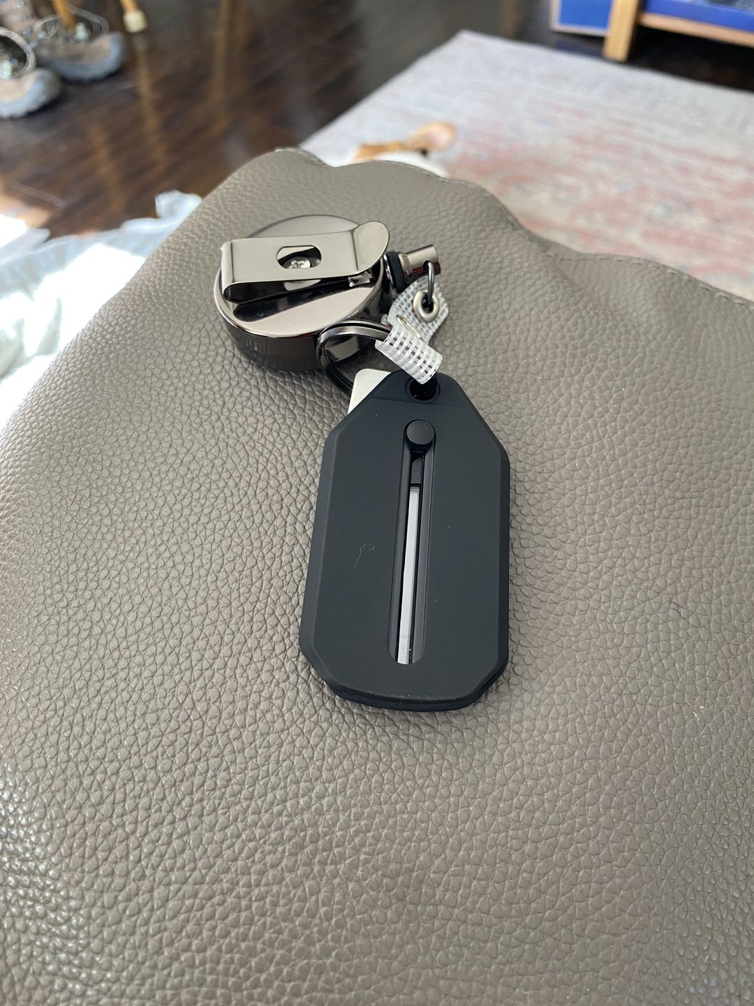 Customer photo review of 2-Pack Readers + Black Keychain Case