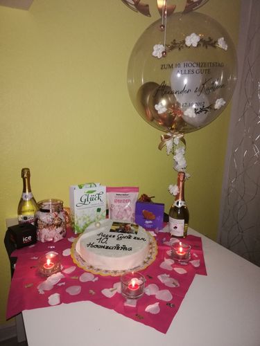 Customer photo review of Wedding Blossom Designer Ballon