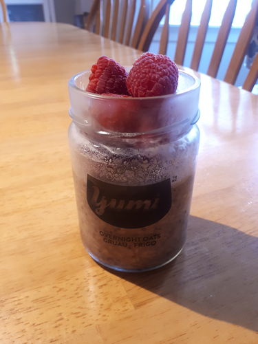 Customer photo review of Yumi Probiotique Dark Choco Trail Mix