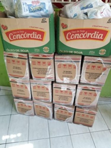 Customer photo review of Cesta Básica Econômica Kit