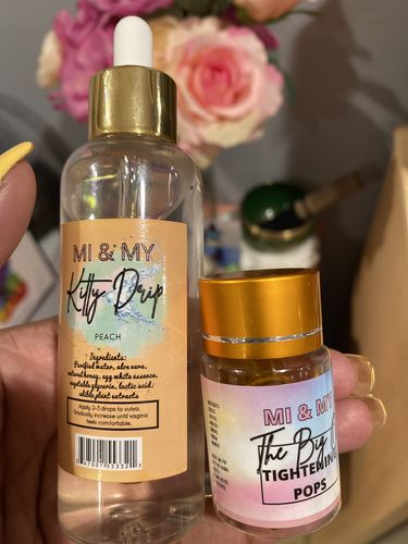 Customer photo review of Kitty Drip Peach