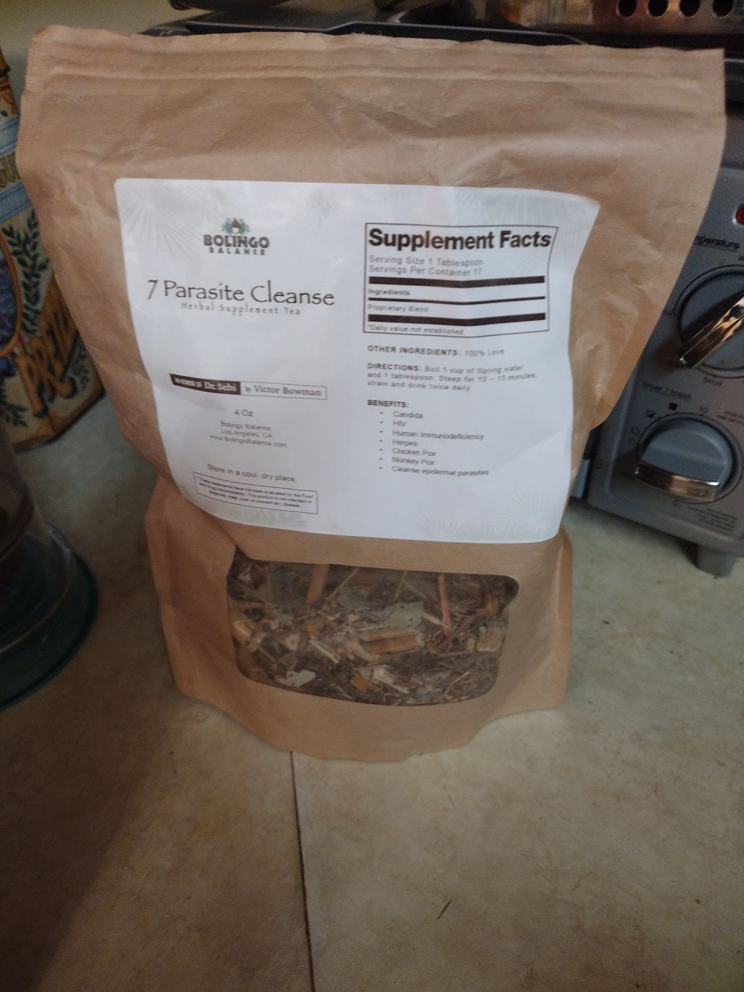 Customer photo review of 7 Parasite Cleanse