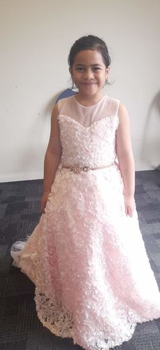 Customer photo review of Sweet Girl Tail Princess Dress Toddler Christmas Dress Little Girl Party Dresses