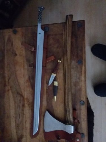 Customer photo review of Rail Spike Sword