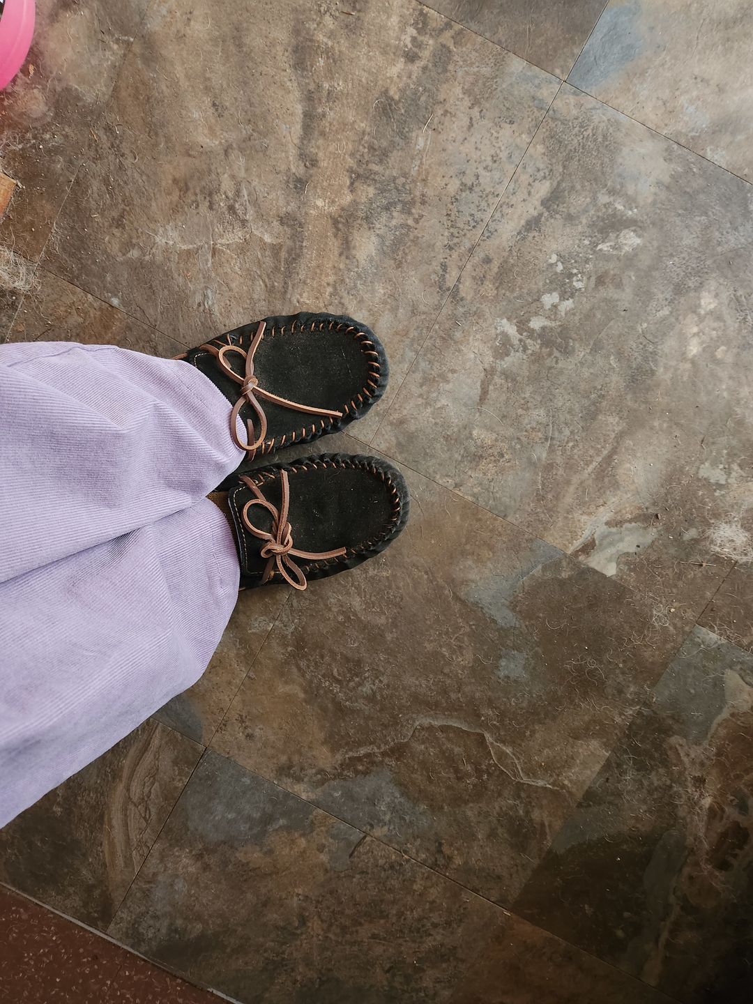 Customer photo review of LADIES SHEEPSKIN MOCCASINS 2