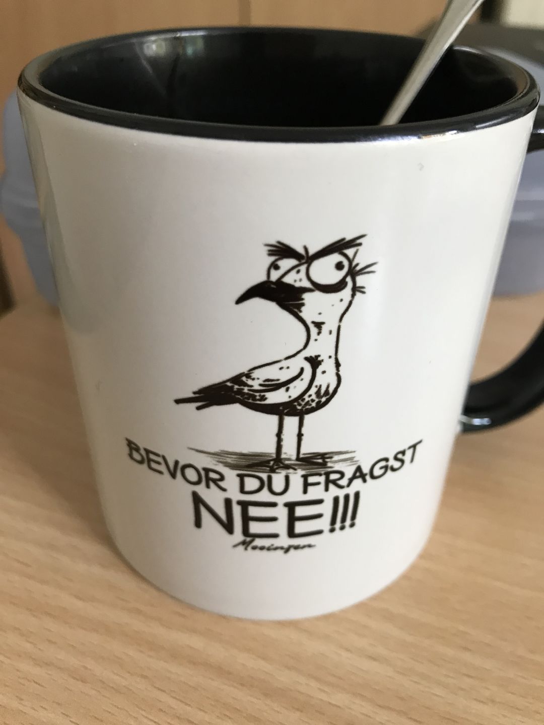 Customer photo review of Möwe Nee · Keramik Tasse zweifarbig