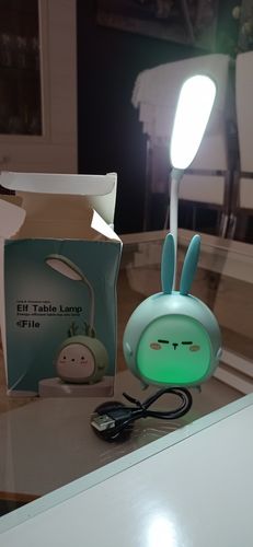 Customer photo review of Funny Bunny Table Lamp