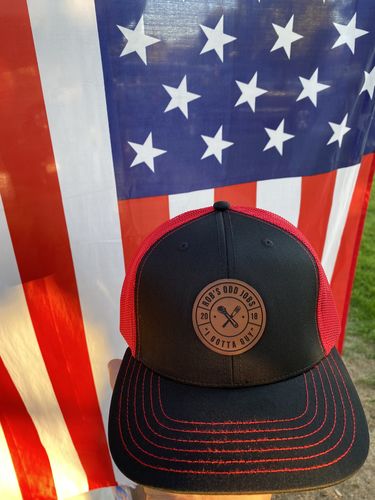 Customer photo review of [6 Pack] 112 Style Leather Patch Trucker Hats - Round Patch