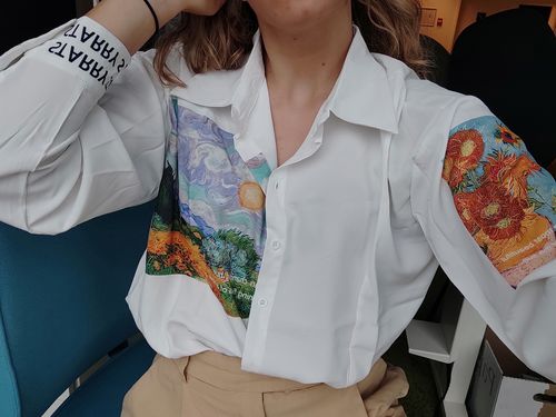 Customer photo review of Van gogh inspired Shirt