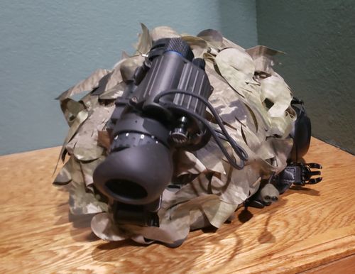 Customer photo review of Predator Ghillie™ Helmet Cover