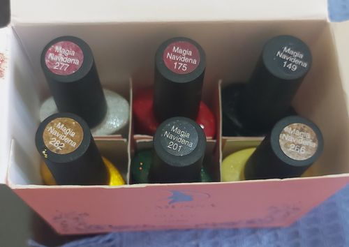 Customer photo review of Gel Gama Magia Navideña 6 pzas MUSSA
