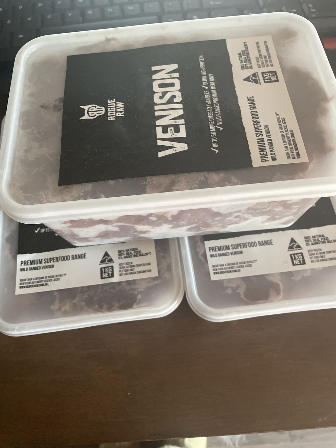Customer photo review of Primal Venison - Raw Free ranged for dogs and cats