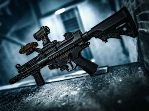 Customer photo review of CYMA Platinum M5 Airsoft AEG Rifle (CM041H)