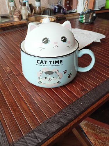 Customer photo review of Kawaiimi Cat Time Noodle Bowl