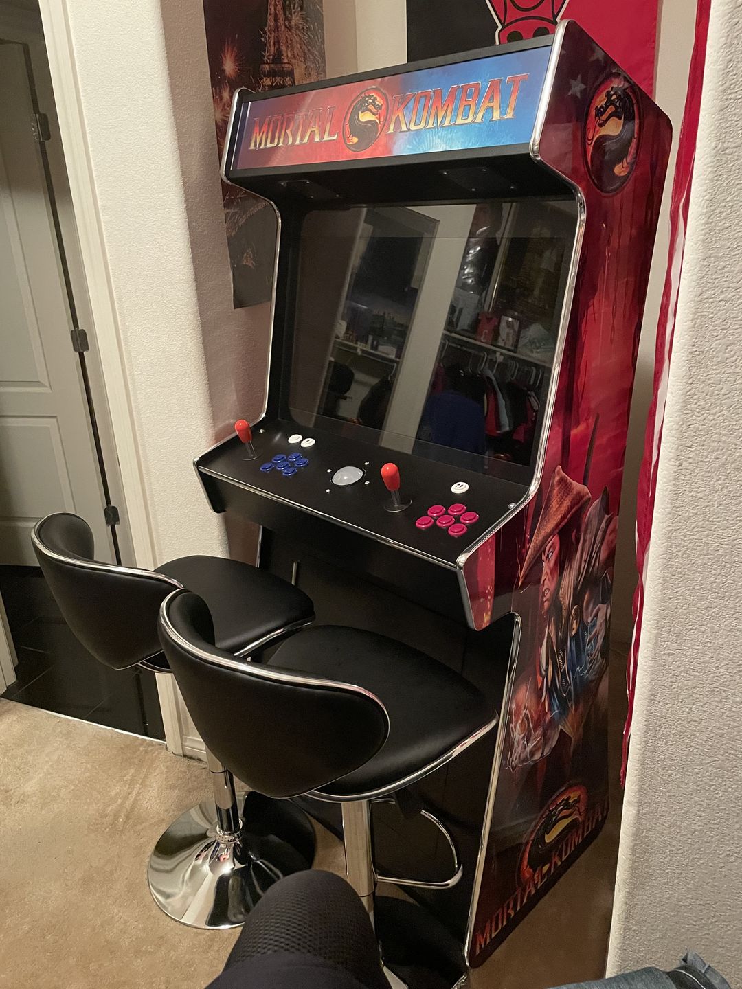 Customer photo review of 2 PLAYER STANDUP Arcade Machine 4600 Games Multi-cade  Upright Retro Cabinet MK