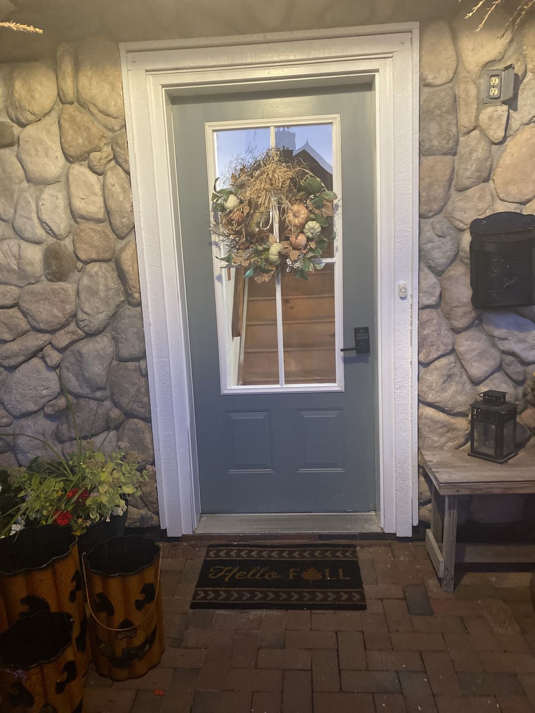 Customer photo review of Clear 4 Lite Glass and Frame Kit (3/4 Lite 24" x 50" Frame Size)