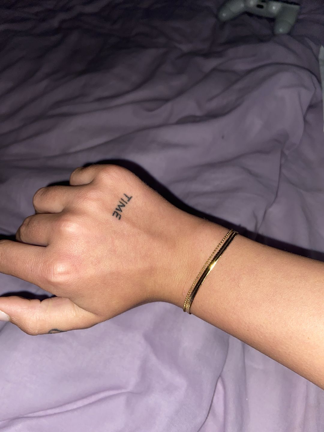 Customer photo review of Sleeky Armband | 18K vergoldet