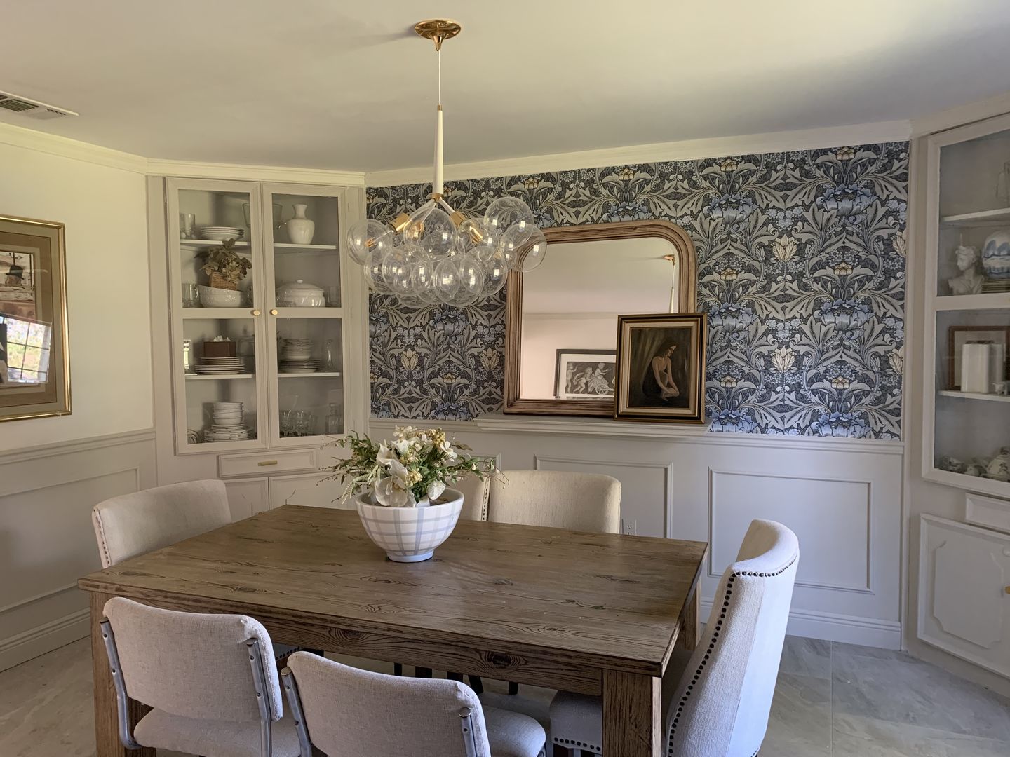 Customer photo review of Modern Clear Glass Bubble Cluster Chandelier