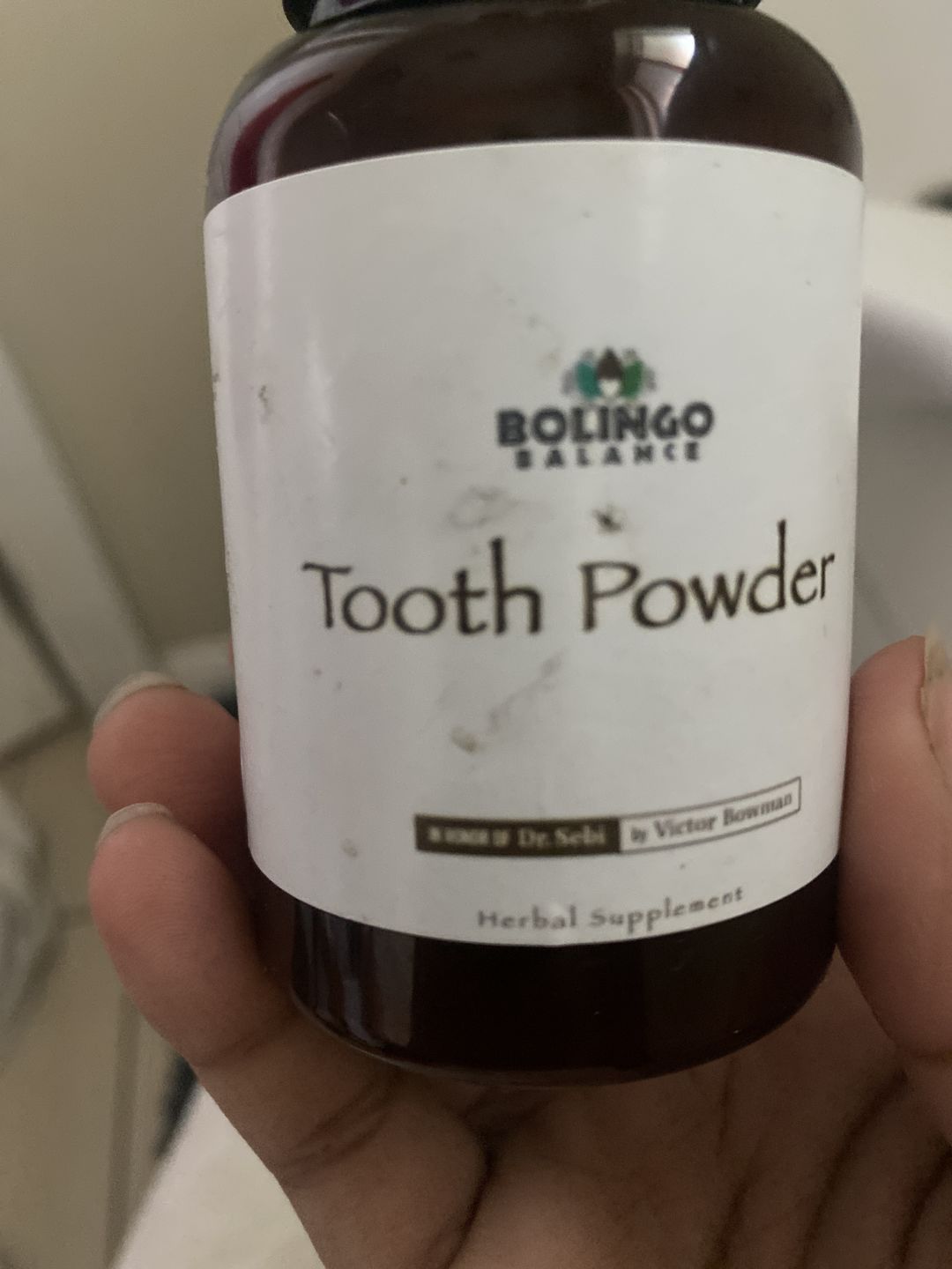 Customer photo review of Tooth Powder