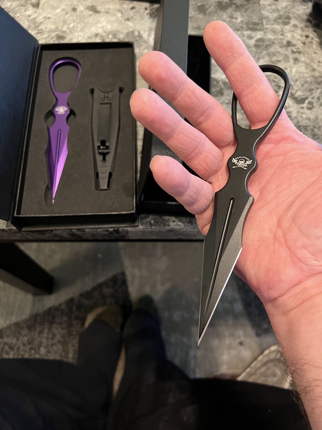 Customer photo review of Skallywag Aluminum Dagger (Not Trainer)