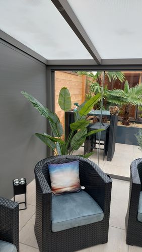 Customer photo review of Bananen Kunstplant 180cm