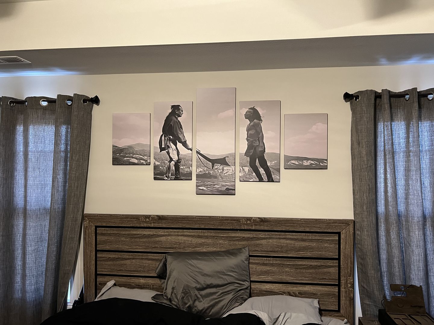 Customer photo review of Last of the Mohicans Wall Art