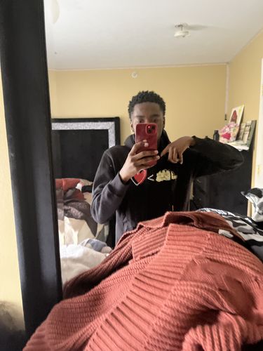 Customer photo review of Love Me Now Hoodies