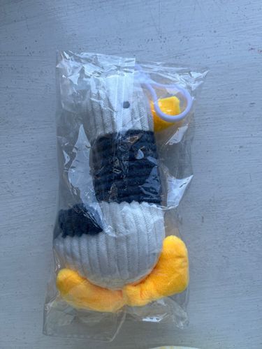 Customer photo review of Jumbo Duck Plush Keychain