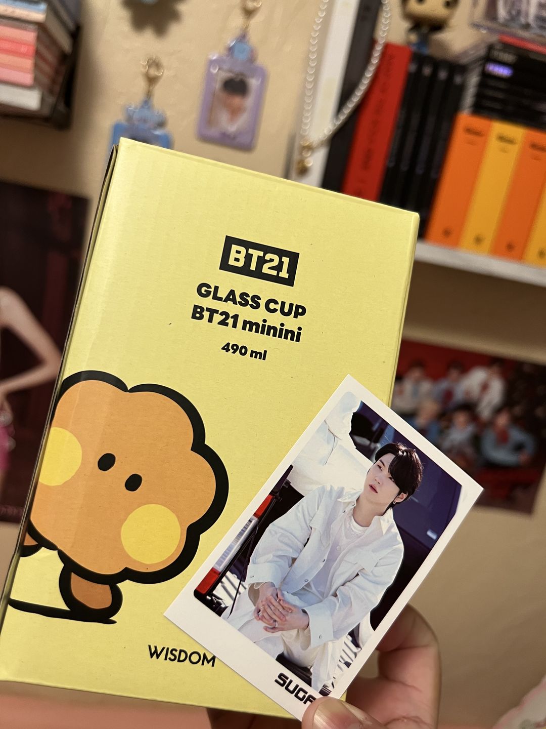 Customer photo review of BT21 MININI GLASS CUP