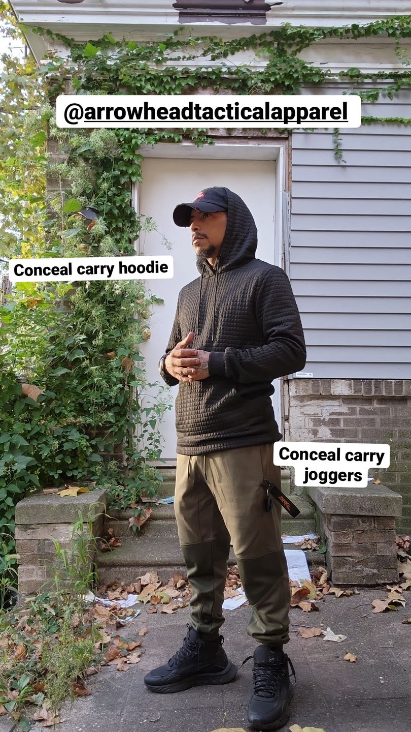 Customer photo review of Standoff Concealment Hoodie Mk.II - Midnight Black