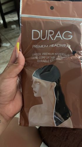 Customer photo review of Durag Homme en Velours Beige | Global Durag