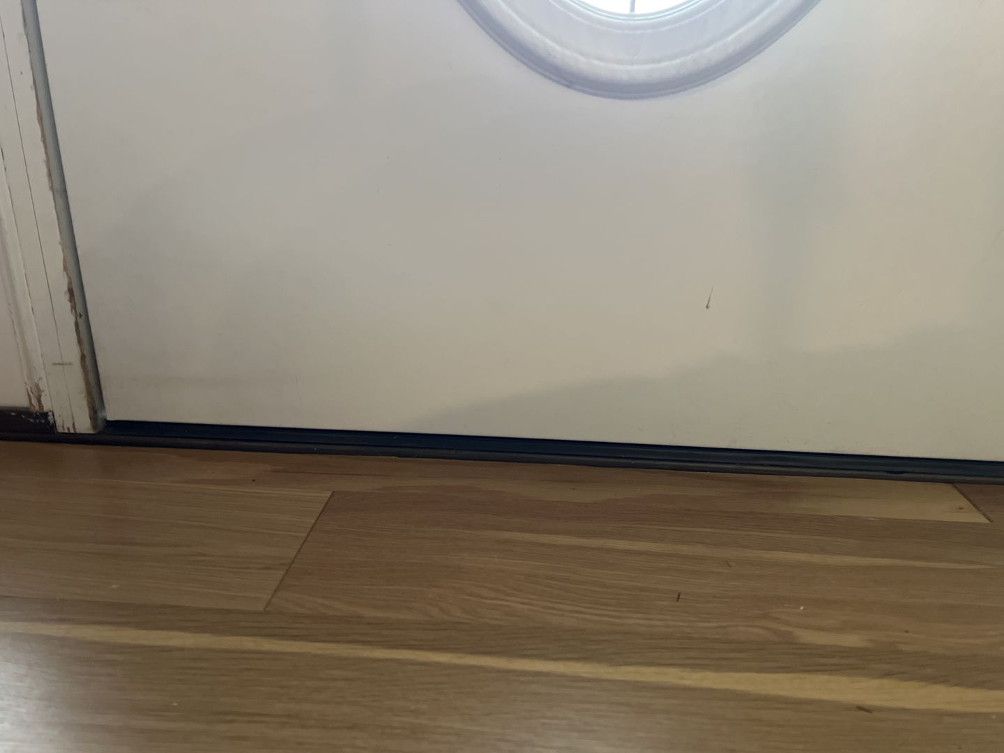 Customer photo review of 36" Universal 7/8" Between Darts Drive-On Door Sweep