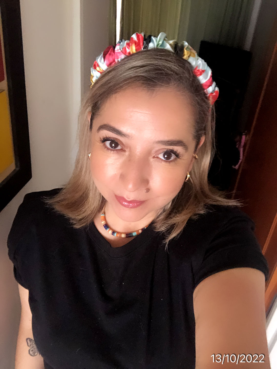 Customer photo review of Balaca - Flores Azul Flunchie