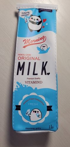 Customer photo review of Fresh Milk Carton Pencil Case