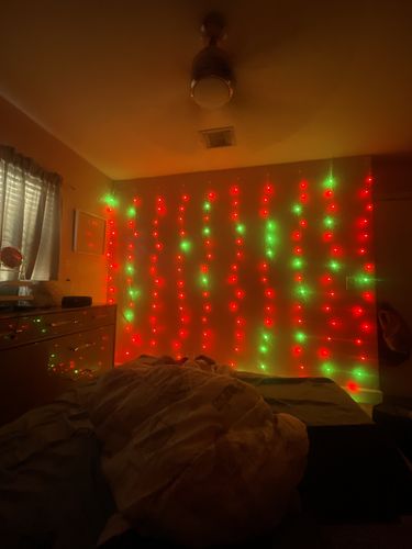 Customer photo review of DormVibes Color Changing Wall Lights