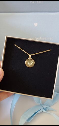 Customer photo review of Custom Big Love Necklace