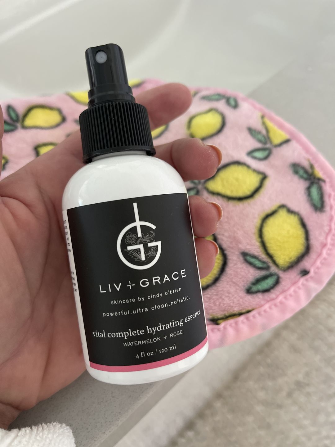 Customer photo review of Vital Complete Hydrating Essence Spray