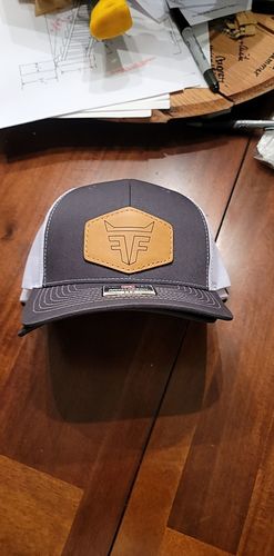 Customer photo review of Richardson 112 Custom Leather Patch Hat