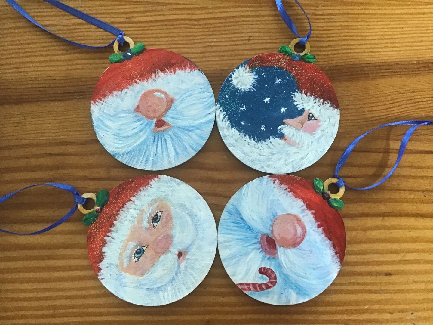 Customer photo review of Unfinished Wood Ornament Christmas Tree Shape - Craft - up to 36" DIY
