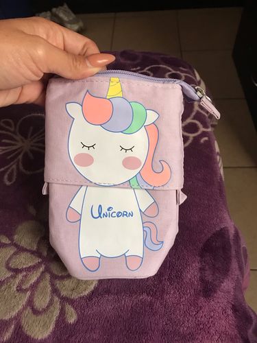 Customer photo review of Animal Friends Canvas Pencil Case