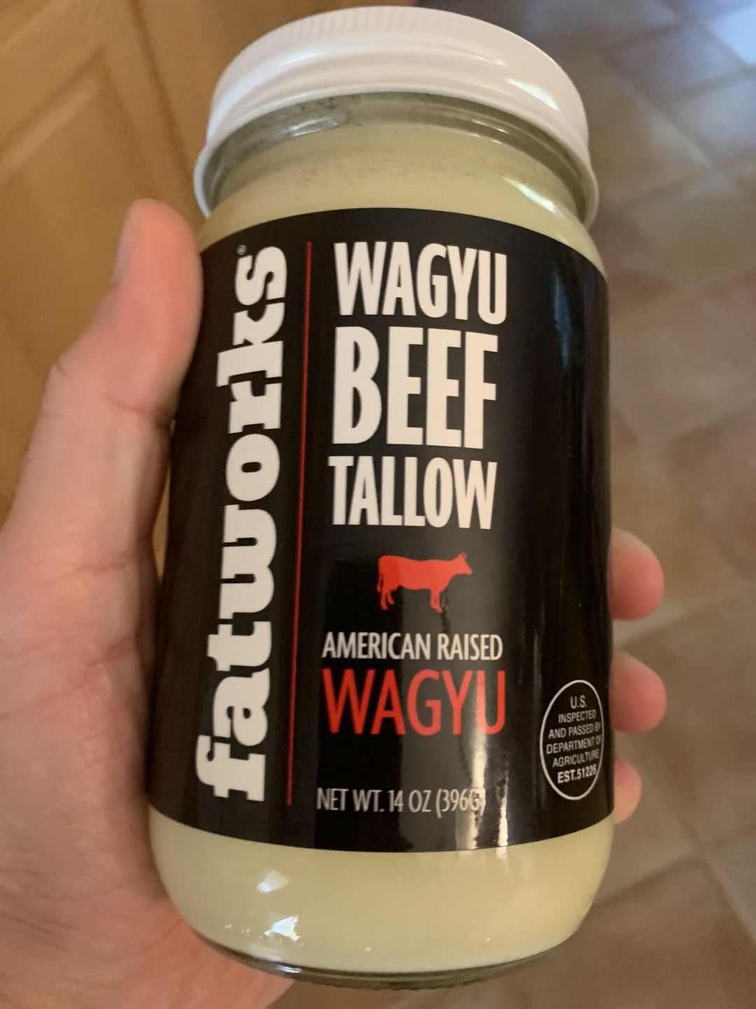 Customer photo review of American Wagyu Tallow 14 oz