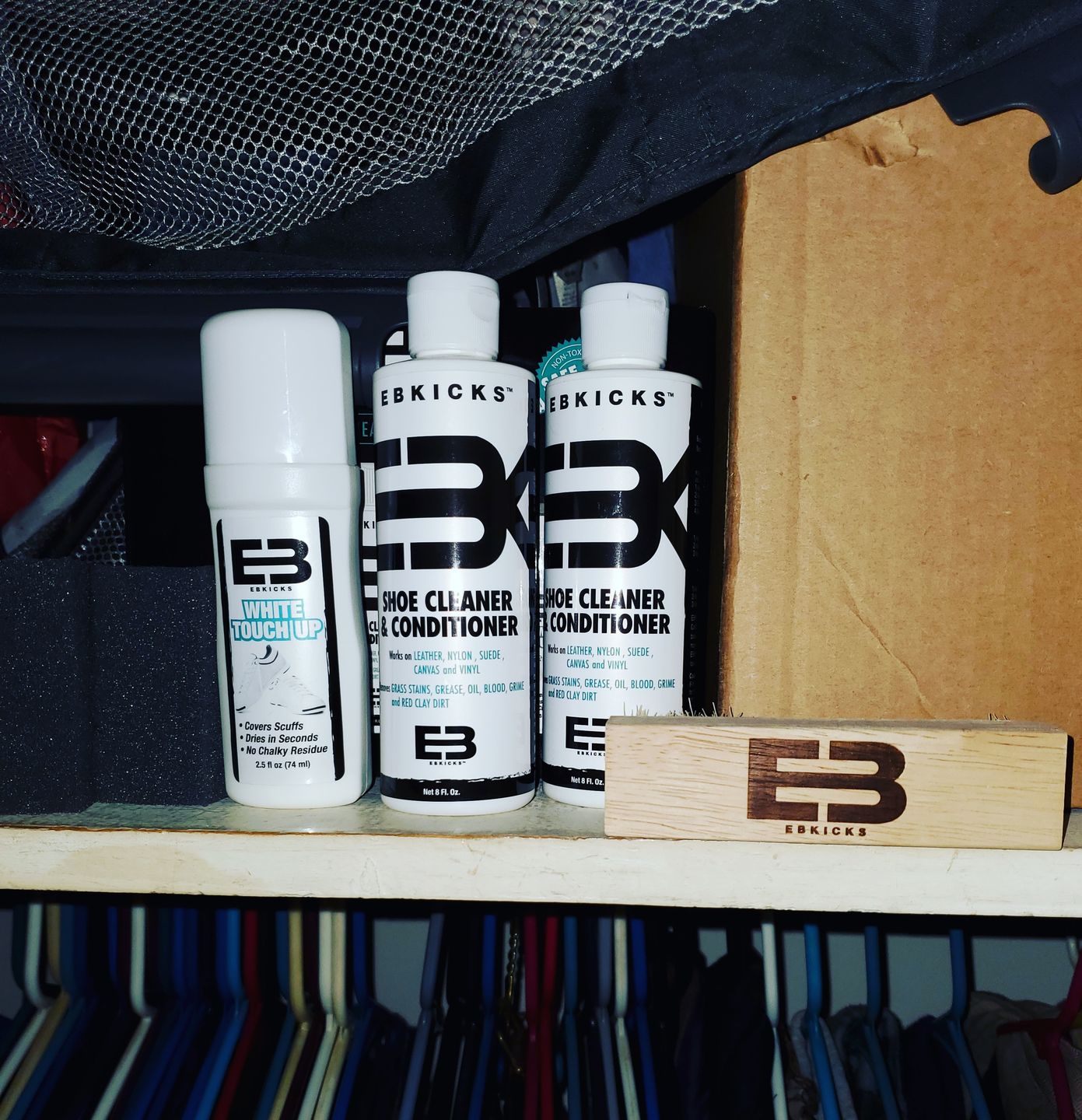 Customer photo review of Sneaker Care Kit